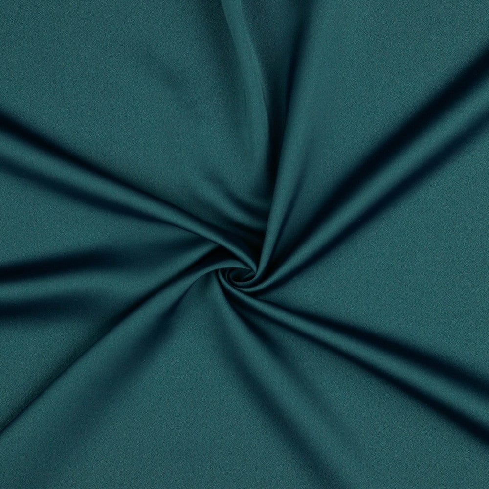 Artificial silk fabric - petrol 140 g/m²