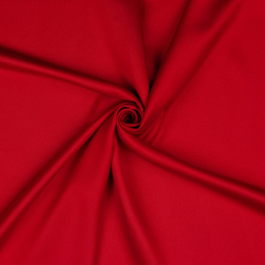 Artificial silk fabric - red 140 g/m²