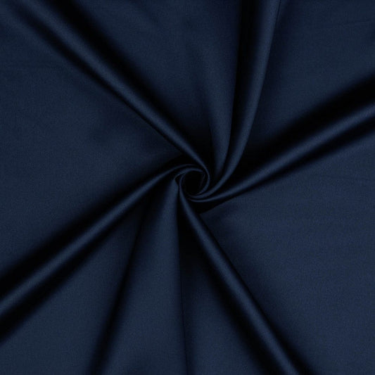 Synthetic silk fabric-dark blue 140 g/m²