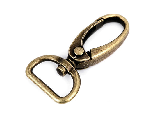 alt
20 mm metal carabiner, antique finish (set of 2 pcs)