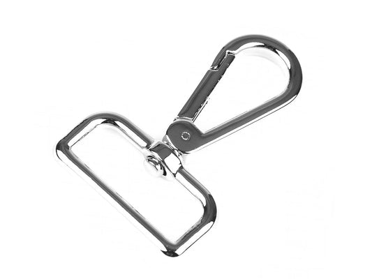 Metal carabiner 30 mm-silver