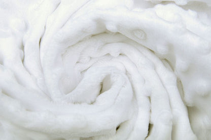 Minky fleece white 260 g/m²