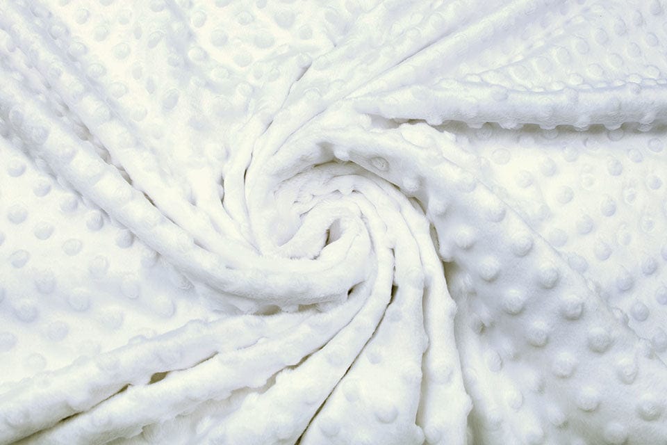 Minky fleece-white 260 g/m²