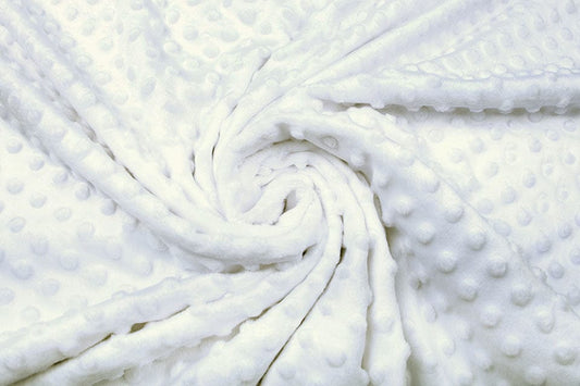 Minky fleece-white 260 g/m²