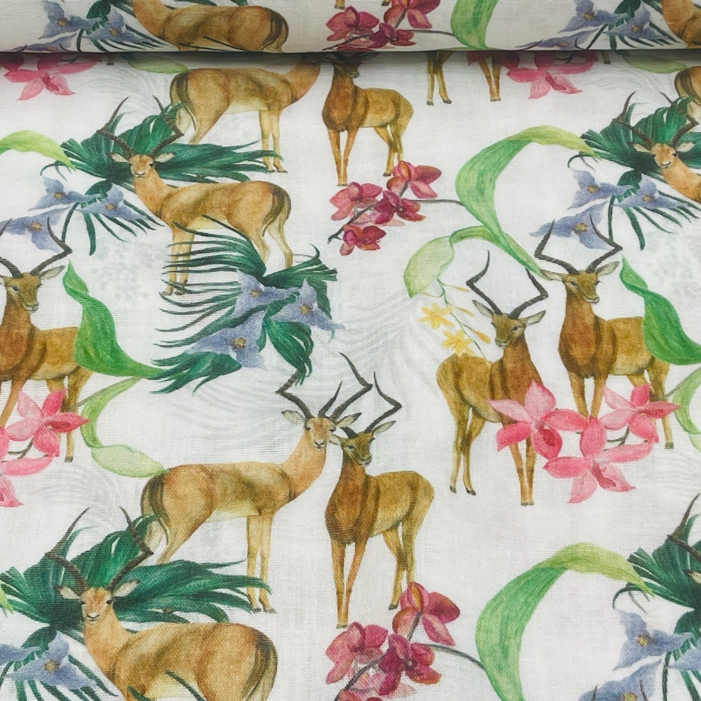 African motif muslin 140 g/m²