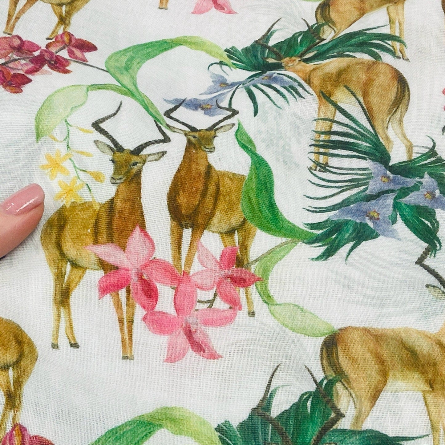 Muslin African motif 140 g/m²