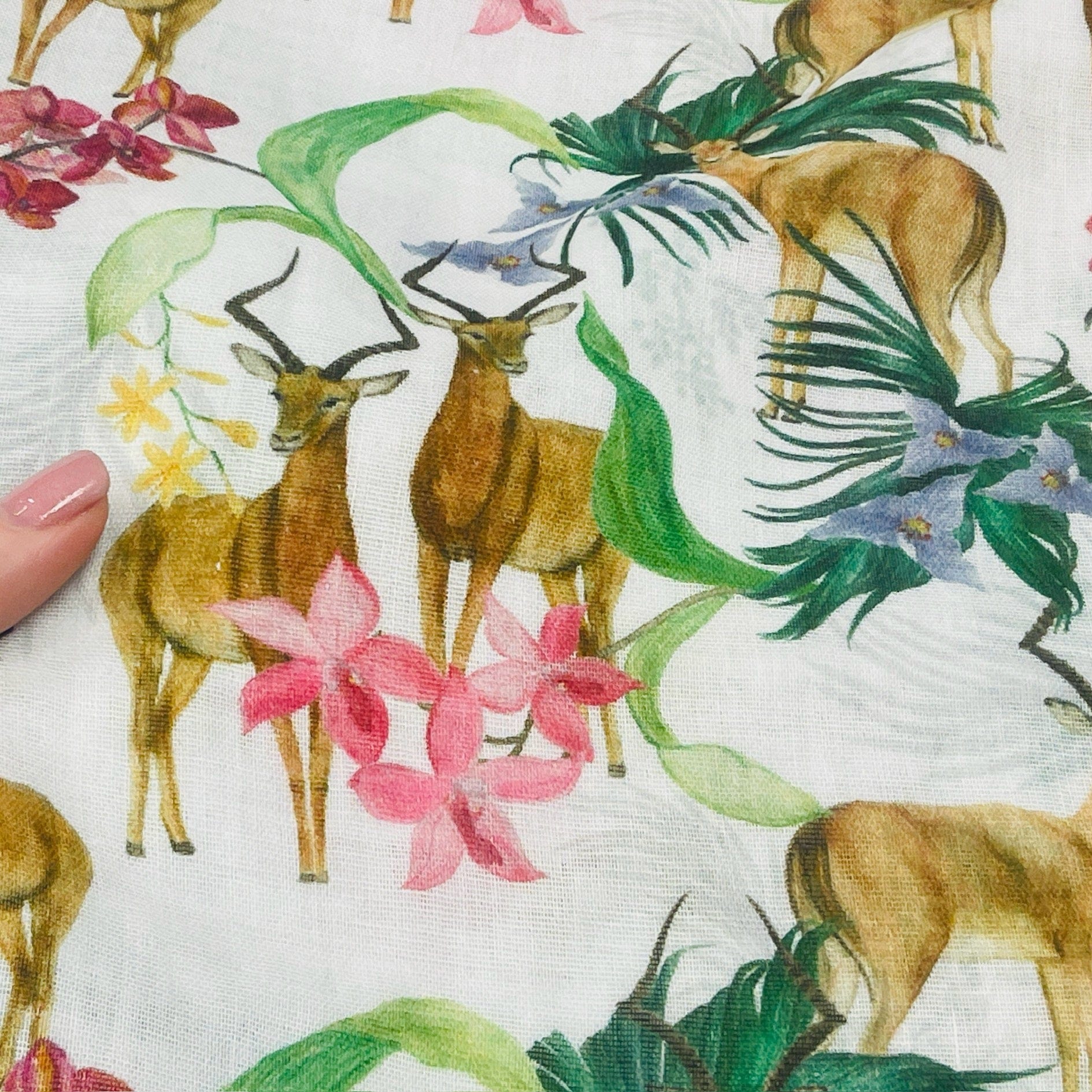 Muslin African motif 140 g/m²