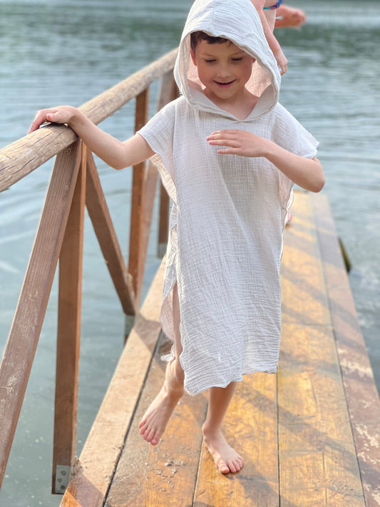 Light gray muslin 140 g/m²