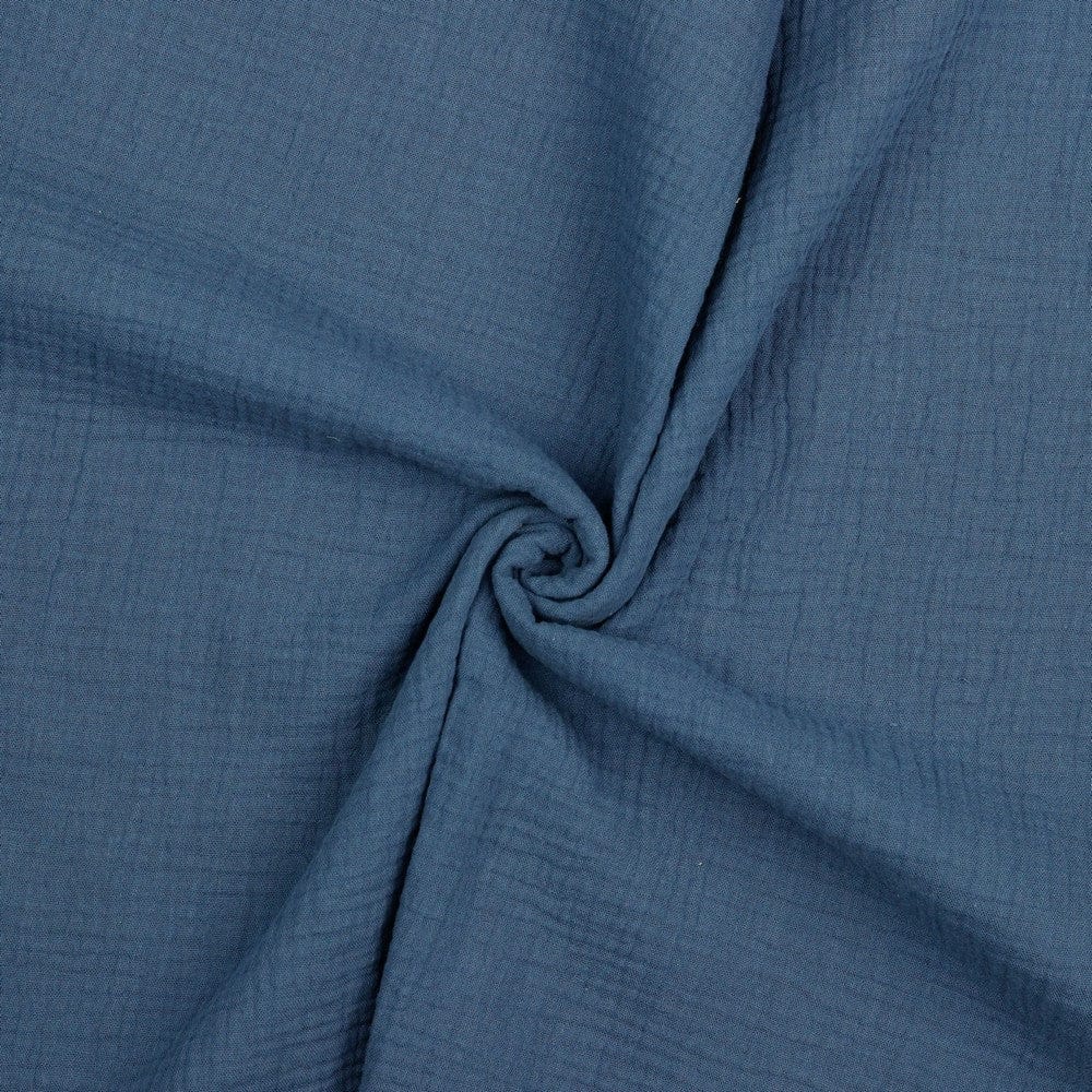 muslin indigo blue 125 g/m²