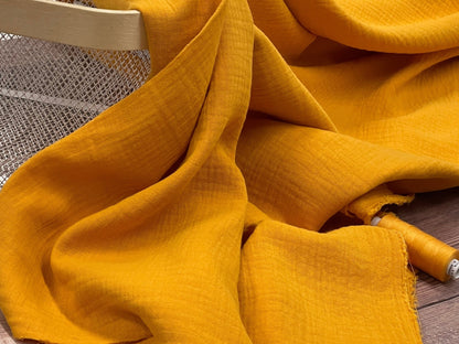 Muslin-honey yellow 125 g/m²