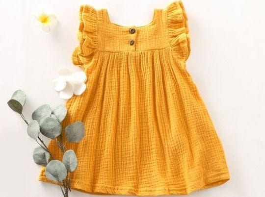 Muslin honey yellow 125 g/m²