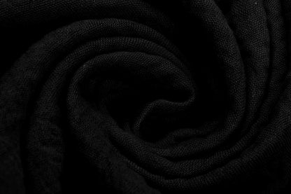 Black muslin 130 g/m²