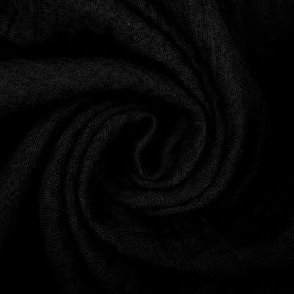 muslin black 130 g/m²