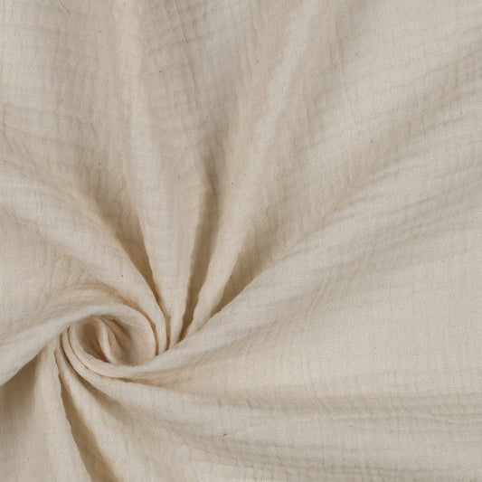 Muslin, unbleached, natural 125 g/m²