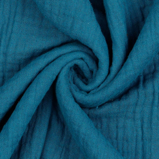 Muslin - ocean depths 125 g/m²