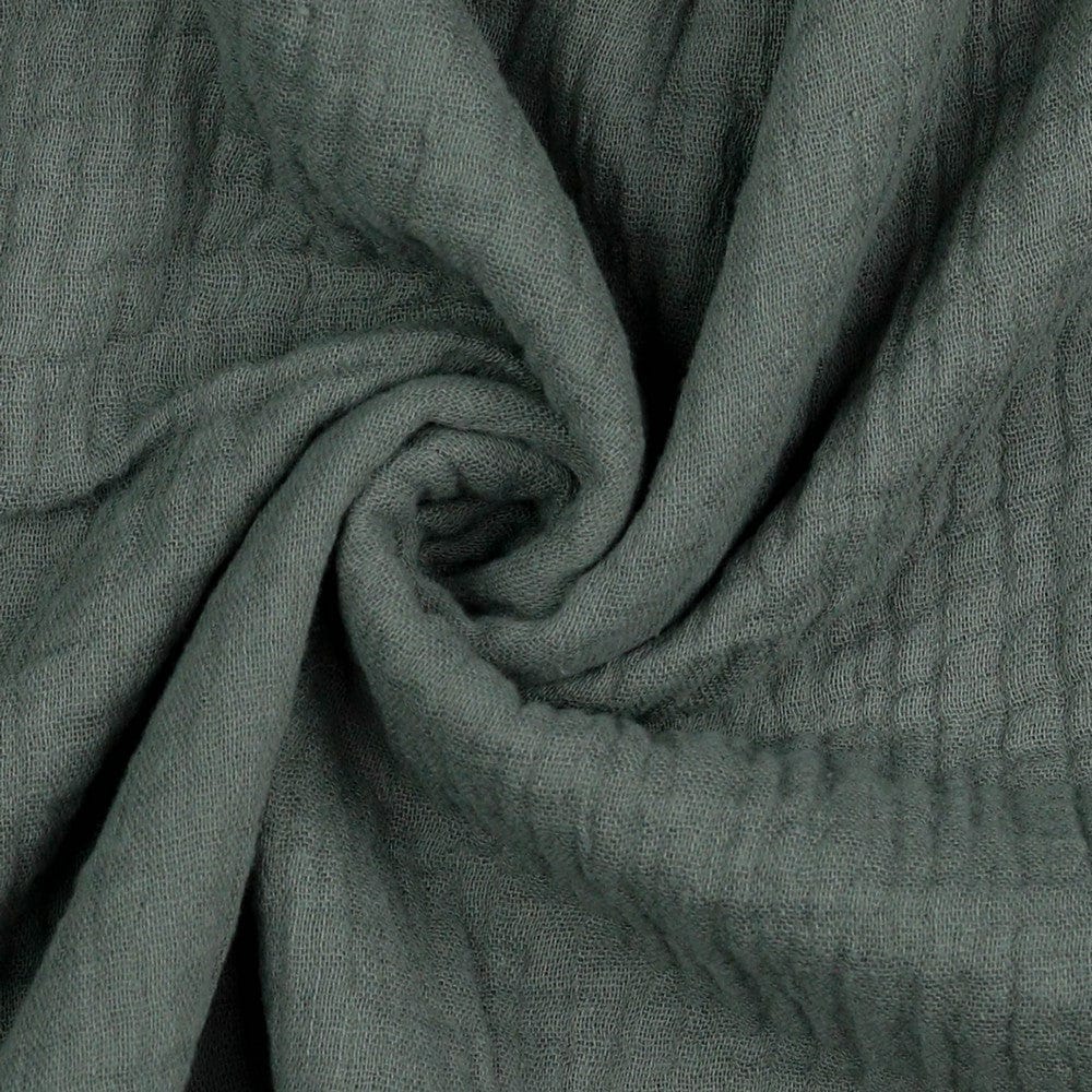 Dark grey muslin 125 g/m²