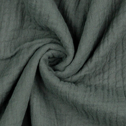 Dark grey muslin 125 g/m²