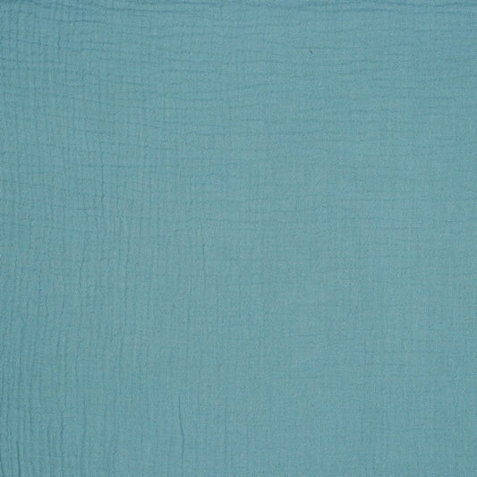 Muslin greenish blue-grey 125 g/m²