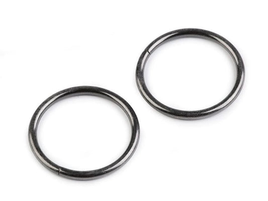 O-ring ⌀ 30 mm - black chrome-plated (set of 10 pcs.)