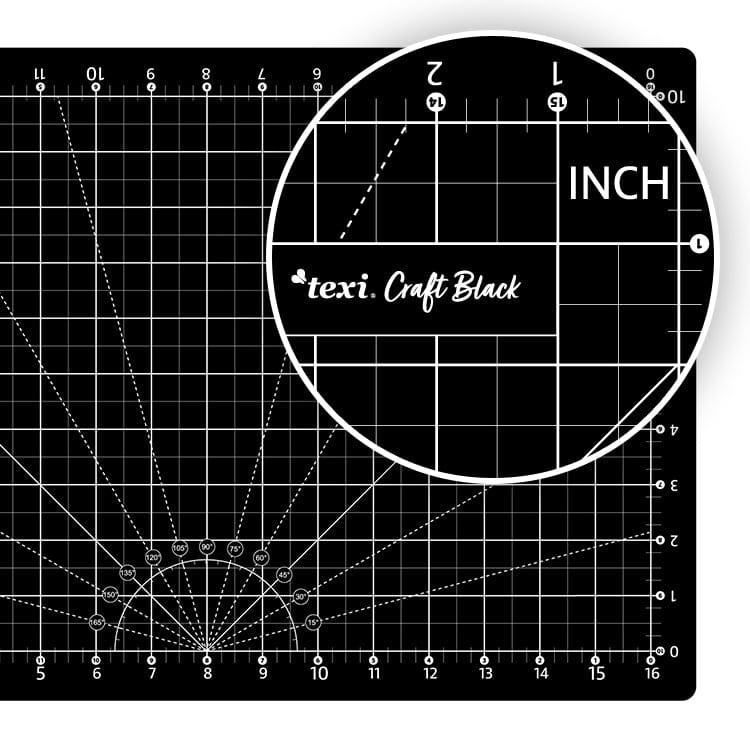 Cutting mat 45x30 cm-black
