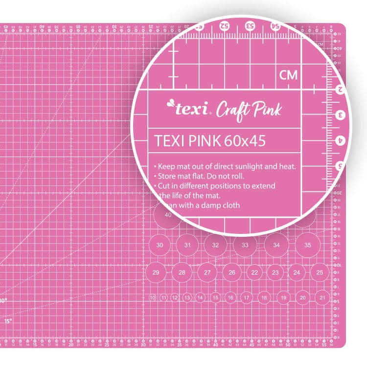 Cutting mat 60X45 cm-pink