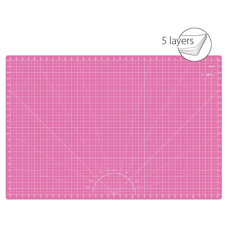 Cutting mat 60X90 cm-pink