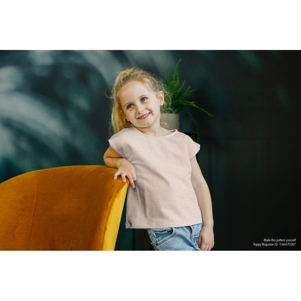 thin cotton jersey - yellow 215 g/m²