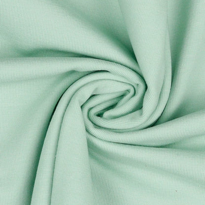 Thin cotton jersey - light green 215 g/m²