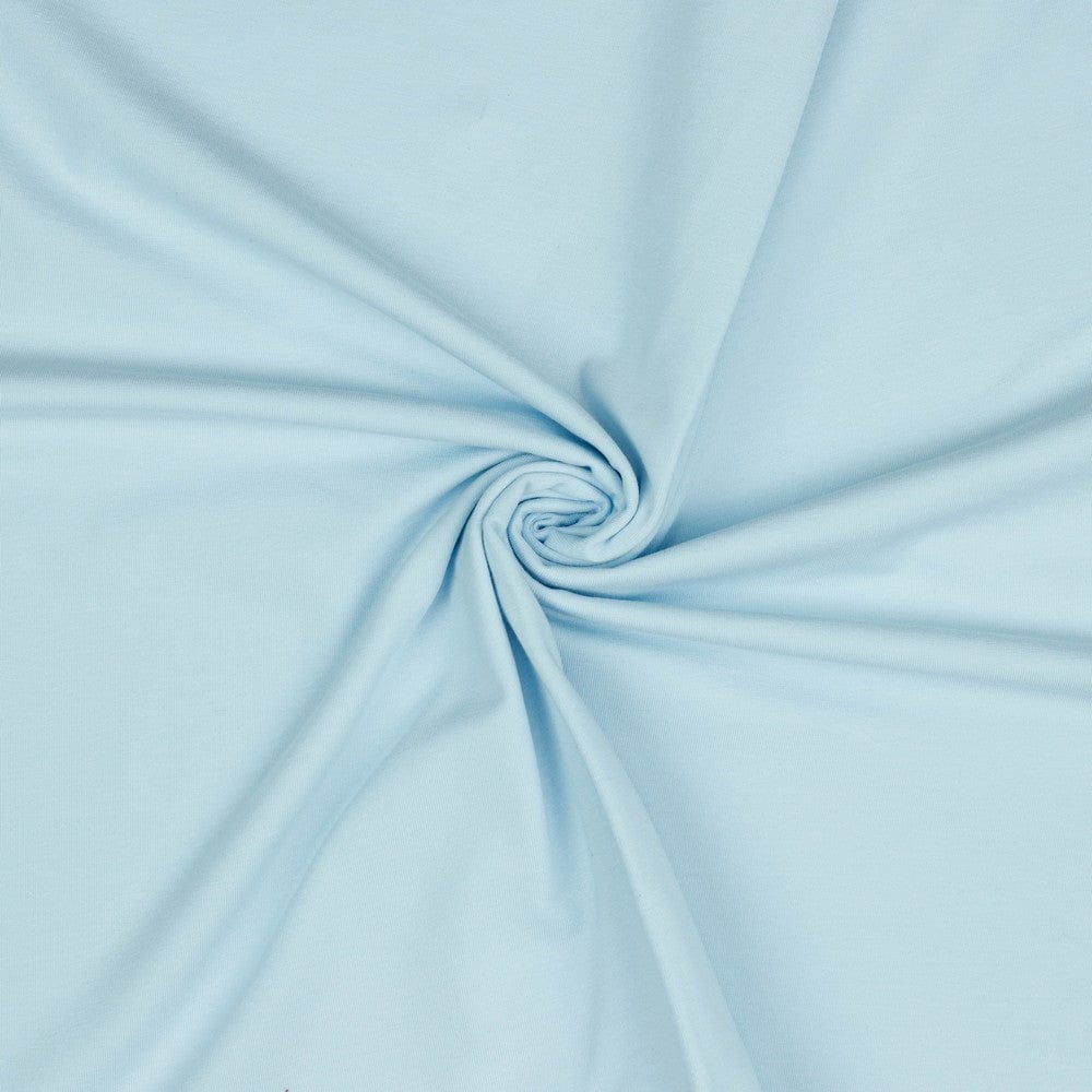 thin cotton jersey - light blue 215 g/m²