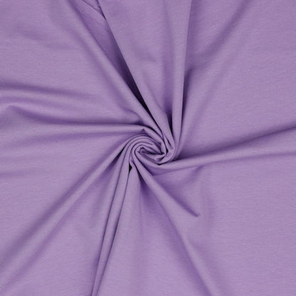 Thin cotton jersey - lavender 215 g/m²