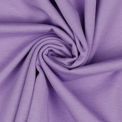 Plain cotton jersey-lavender 215 g/m²