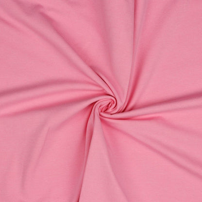 Fine cotton knit - pink 215 g/m²