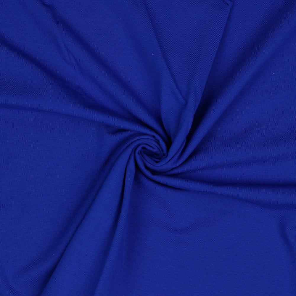 Cienka bawełniana dzianina, chabrowa 215 g/m²