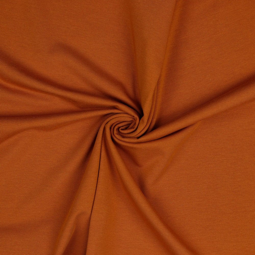 alt
Thin cotton jersey in a rust tone 215 g/m²