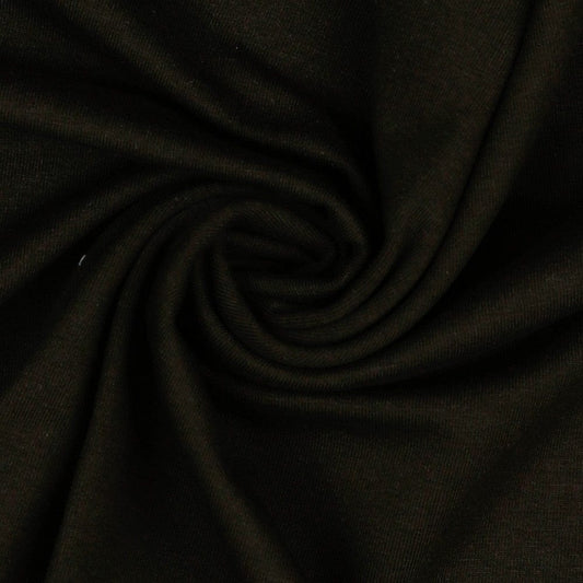 Thin cotton jersey - chocolate brown 215 g/m²
