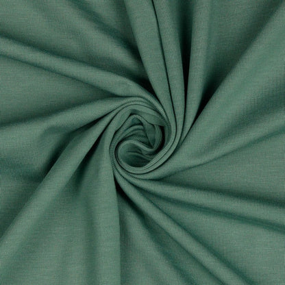 Lightweight cotton knit-dark mint 215 g/m²