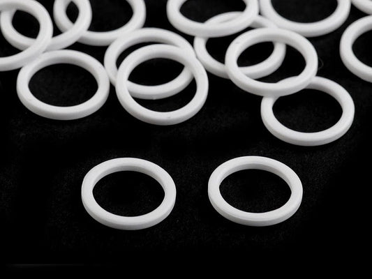 Plastic ring for underwear 12 mm-white (20 pcs pack)