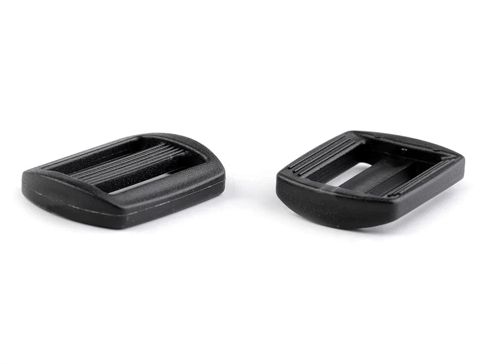 Plastic adjuster 20mm-black (pack of 10 pcs)