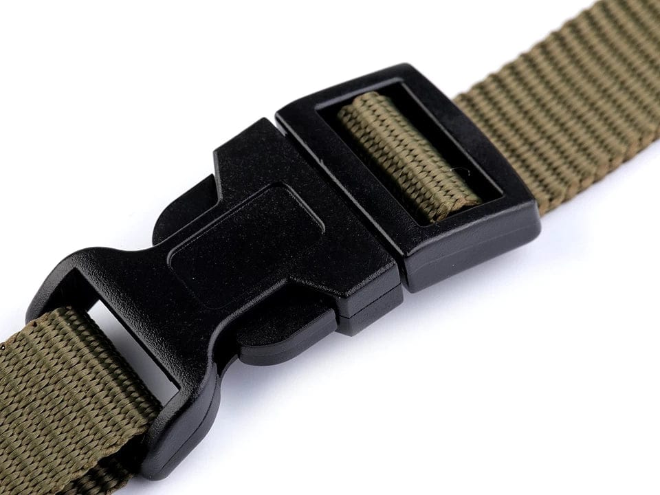 Plastics buckle-inset 15 mm-black (5 pcs per pack)