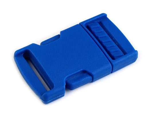 Plastic buckle connector 25 mm - cornflower blue (pack of 5 pcs)