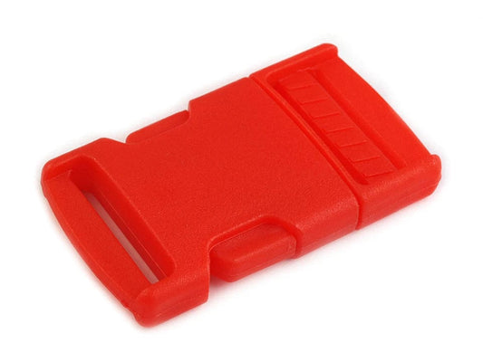 Plastic buckle connector 25 mm-red (pack of 5 pcs)
