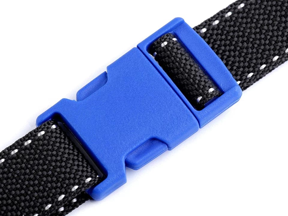 Plastic buckle connector 25 mm - dark blue (pack of 5 pcs)