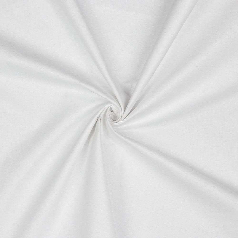 Premium 100% cotton fabric - white 130 g/m²
