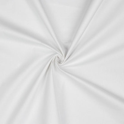 Premium 100% cotton fabric - white 130 g/m²