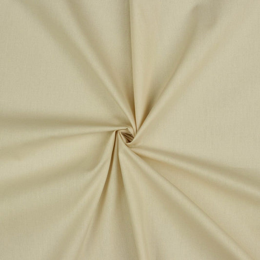 Premium 100% cotton fabric - beige 130 g/m²