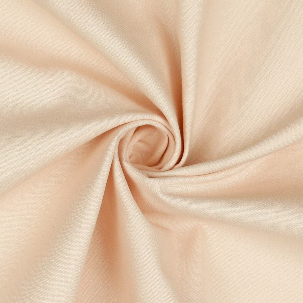 Premium 100% cotton fabric-soft peach shade 130 g/m²