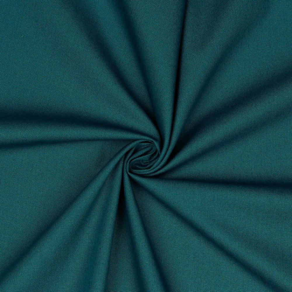 Premium 100% cotton fabric-petrol 130 g/m²