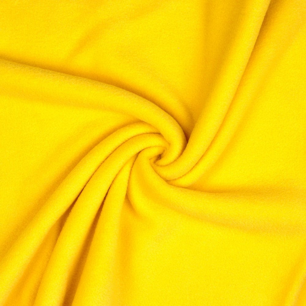Premium Anti-Pilling Fleece Fabric-Yellow 240 g/m²