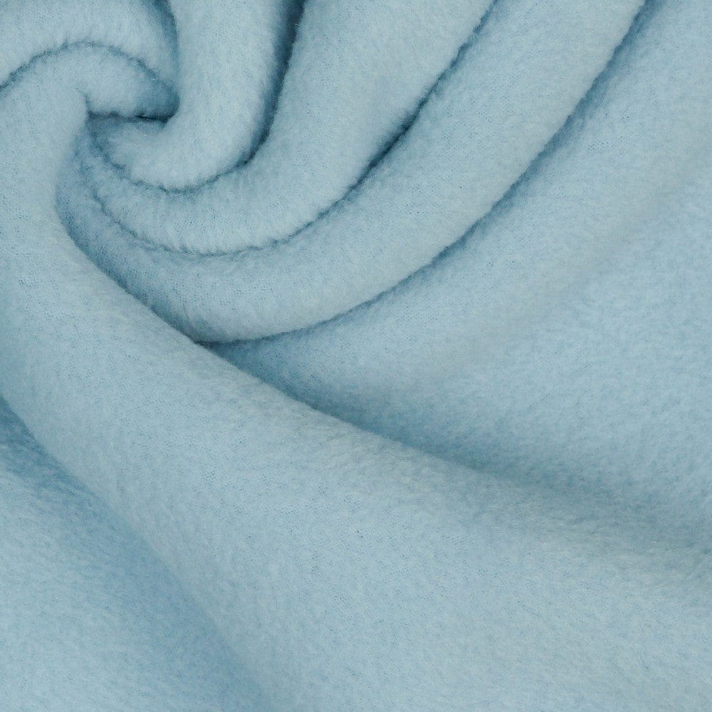 Premium Anti-Pilling Fleece Fabric - Light Blue 240 g/m²