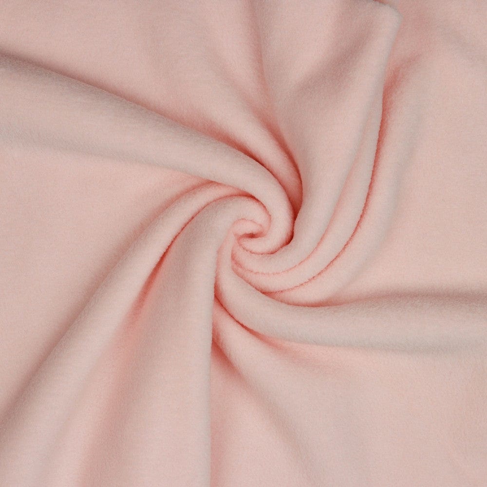 Premium Anti-Pilling Fleece Fabric - Soft Pink 240 g/m²